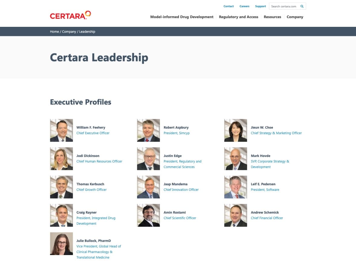 certara-leadership-portfolio